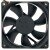 Foxconn PV802512M 12V 0.20A 2 Wires / 3 Wires DC Brushless Axial Fan