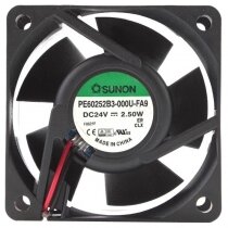 Sunon PE60252B3-000U-FA9 DC 24V 2.50W 2 / 3 Wires Axial Cooling Fan