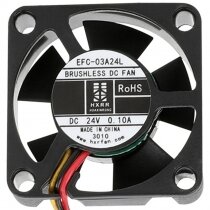 HXRR EFC-03A24L 24V 0.10A 3 Wires 3010 DC Brushless Axial Cooling Fan
