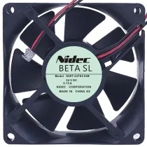 Nidec D08T-24TS2 04B 24V 0.15A 2 / 3 Wires Axial Fan
