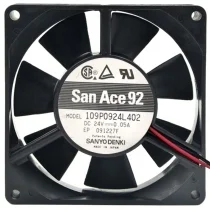 Sanyo 109P0924L402 24V 0.05A 2 Wires Axial Cooling Fan