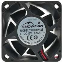 SNOWFAN YY6025H12S 12V 0.55A Axial Cooling Fan