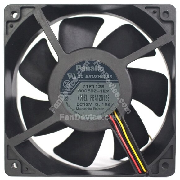 Panaflo FBA12G12S 12V 0.15A 2 / 3 Wires Axial Cooling Fan