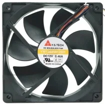 Y.S.TECH YW12025012BH 12V 0.46A 4 Wires Axial Cooling Fan