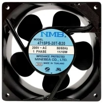 NMB 4715PS-20T-B20 200V 11/10W 2 Wires Axial Cooling Fan