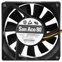 Sanyo 109P0848C601 48V 0.08A 3 Wires Axial Cooling Fan