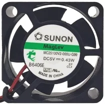 Sunon MC25100V2-000U-G99 5V 0.43W 2 / 3 Wires Cooling Fan