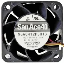 Sanyo 9GA0412P3H13 12V 0.28A 4 Wires Axial Cooling Fan