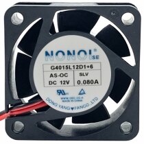 NONOI G4015L12D1+6 12V 0.080A 2 / 3 / 4 Wires Cooling Fan