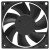 Magic MGA8012HB-A25 12V 0.24A 2 / 3 Wires Axial Cooling Fan