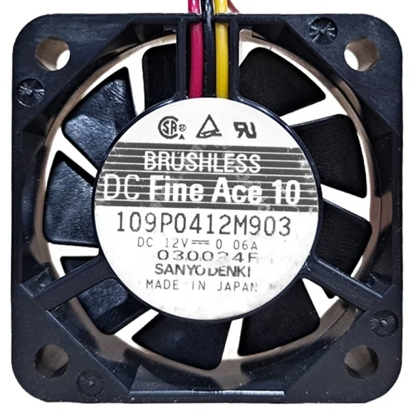 Sanyo 109P0412M903 12V 0.06A 2 / 3 Wires Axial Cooling Fan