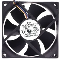 FCN DFB762512PN0T 12V 1A 4 Wires 71CFM Axial Cooling Fan