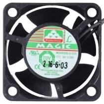 Magic MGA4005LB-O20 5V 0.22A 2 Wires Axial Cooling Fan