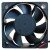 YM DA05020S12U 12V 0.20A 2 Wires Axial Cooling Fan