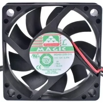 Magic MGA6012XB-O15 DC 12V 0.27A 2 Wires Axial Cooling Fan