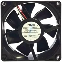 NMB 08025SA-12R-BL DC 12V 0.50A 3 Wires Axial Cooling Fan