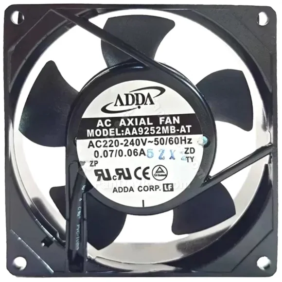 ADDA AA9252MB-AT 220-240V 0.07/0.06A 2 Wires Axial Cooling Fan