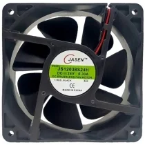 JASEN JS12038S24H 24V 0.30A DC Brushless 2 Wires Axial Cooling Fan