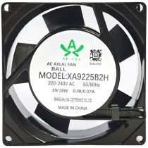 XA-CQJ XA9225B2H 200-240V 0.08/0.07A 19/18W Ball Bearing Cooling Fan