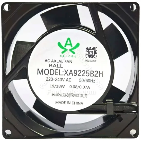 XA-CQJ XA9225B2H 200-240V 0.08/0.07A 19/18W Ball Bearing Cooling Fan