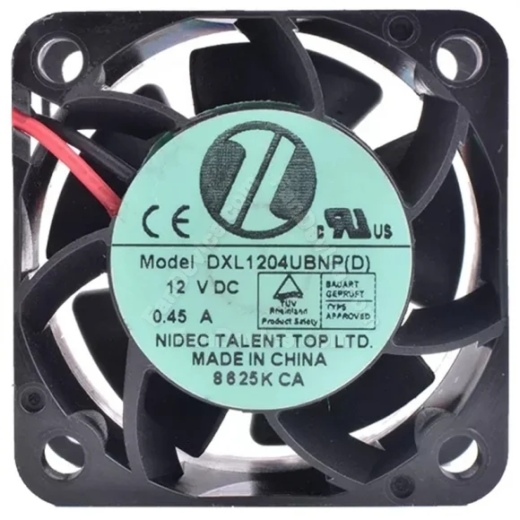 Nidec DXL1204UBNP(D) DC 12V 0.45A 2 Wires Axial Cooling Fan