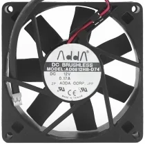 ADDA AD0812HB-D74 12V 0.17A DC Brushless 2 Wires Axial Cooling Fan