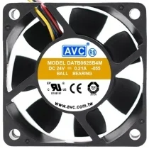 AVC DATB0625B4M 24V 0.21A 4 Wires Ball Bearing Cooling Fan