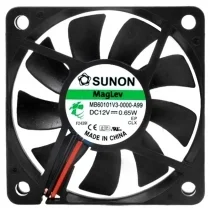 Sunon MB60101V3-0000-A99 12V 0.65W 2 Wires Maglev Cooling Fan