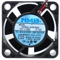 NMB 1608KL-04W-B40 12V 0.12A DC Brushless 2 Wires Axial Cooling Fan