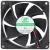 CHT CHA8012RH-20B DC 12V 0.25A 2 Wires Axial Cooling Fan