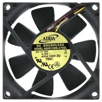 ADDA AQ0812MB-A76GL 12V 0.15A 3 Wires DC Brushless Waterproof Cooling Fan
