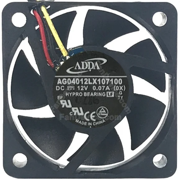 ADDA AG04012LX107100 12V 0.07A 2 / 3 Wires HYPRO Bearing Cooling Fan