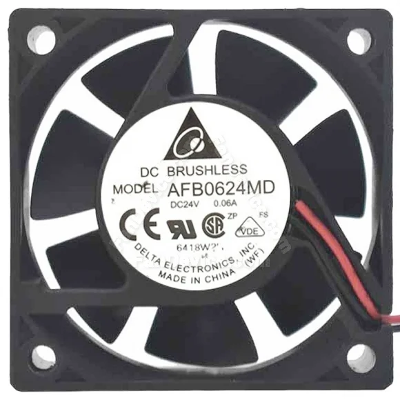 Delta AFB0624MD 24V 0.06A DC Brushless 2 Wires Axial Cooling Fan