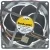 Sanyo 9LG0812P4J001 DC 12V 0.6A 4 Wires PWM Axial Cooling Fan
