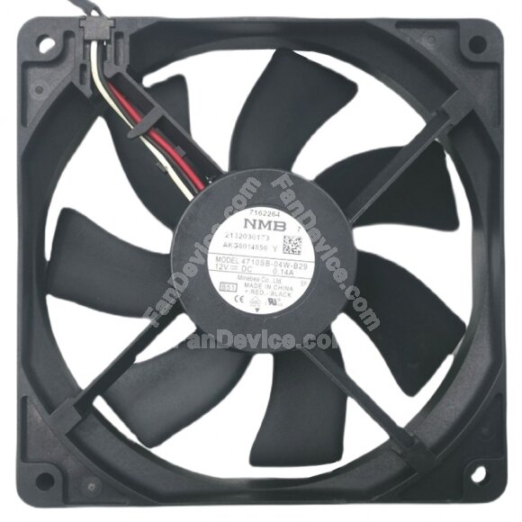 NMB 4710SB-04W-B29 DC 12V 0.14A 3 Wires Axial Cooling Fan