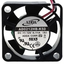 ADDA AD0212HB-K50 DC 12V 0.11A 2 Wires Axial Cooling Fan
