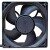 Delta AFL12AUHE-C EC 100-240V 4.6W 2 Wires Axial Cooling Fan