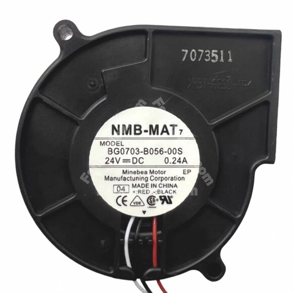 NMB-MAT BG0703-B056-00S DC 24V 0.24A 3 Wires Blower Cooling Fan