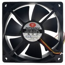 SuperRed CHA12012CB-TA DC 12V 0.70A 3 Wires 12038 Axial Cooling Fan