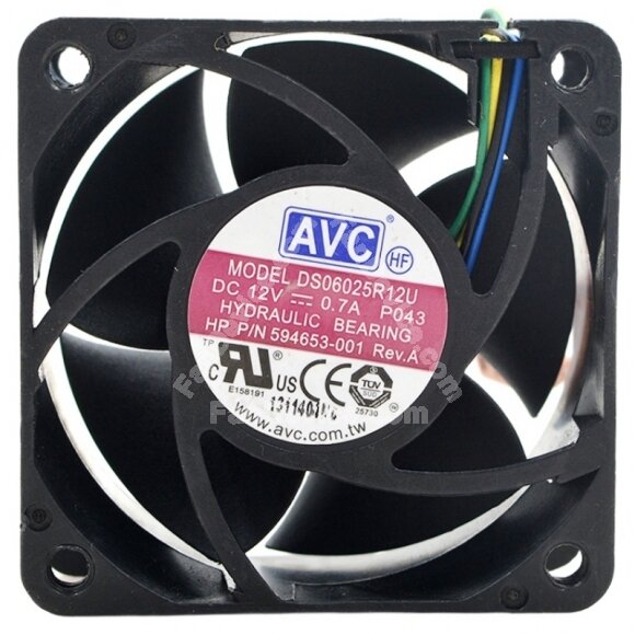 AVC DS06025R12U DC 12V 0.7A 6025 Hydraulic Bearing Axial Cooling Fan