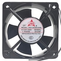 JSD13538A2HBL AC 220-240V 25W Impedance Protected Axial Cooling Fan