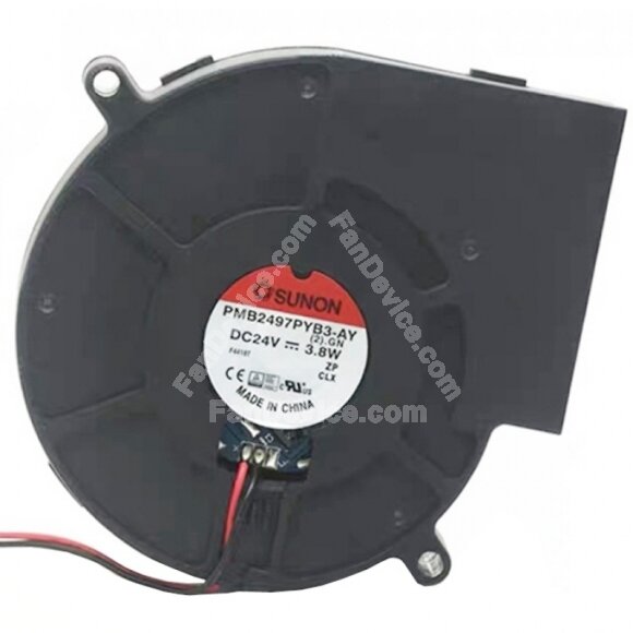 Sunon PMB2497PYB3-AY DC 24V 3.8W 2 Wires 9733 Blower Cooling Fan
