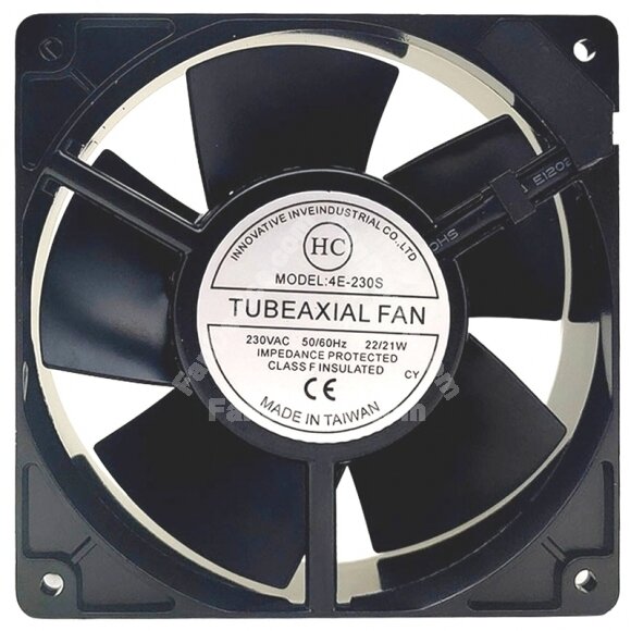 Innovative 4E-230S AC 230V 22/21W Impedance Protected Axial Cooling Fan