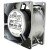 Sanyo 109-150 AC 100V 0.13/0.11A 9/8W Impedance Protected Cooling Fan