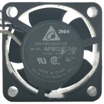 Delta AFB02512MA DC 12V 0.06A 2 Wires Axial Cooling Fan