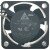 Delta AFB02512MA DC 12V 0.06A 2 Wires Axial Cooling Fan