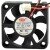 LH JD-5010M12S DC 12V 0.12A 2 Wires Brushless Axial Cooling Fan