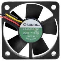 Sunon KD0505PFB3 DC 5V 0.6W 3 Wires 5010 Axial Cooling Fan