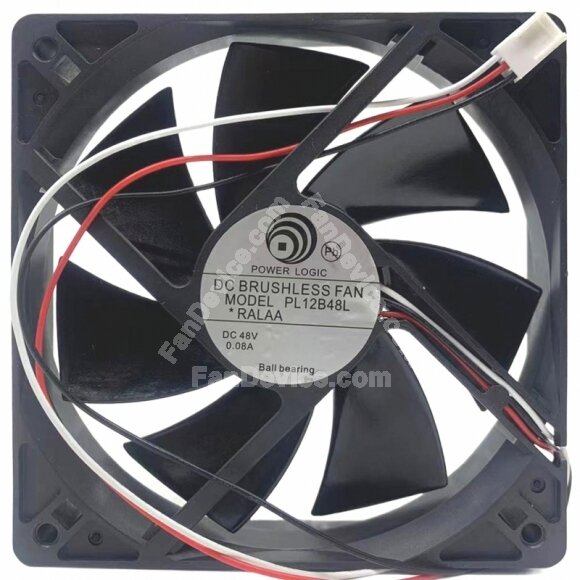 Power Logic PL12B48L 48V 0.08A DC Brushless Ball Bearing Cooling Fan
