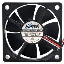 XFAN RDL6015B2 DC 24V 0.08A 3 Wires DC Brushless Axial Cooling Fan